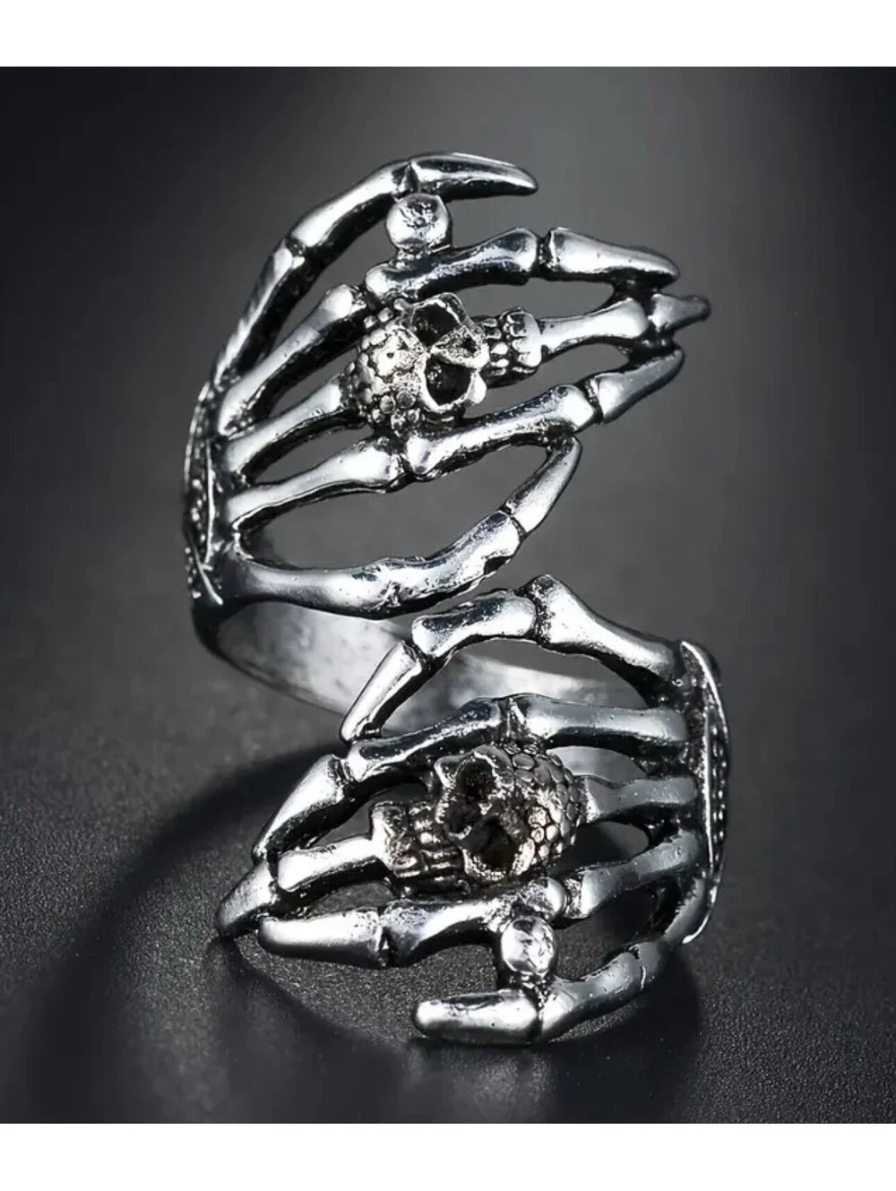 Skeleton Halloween 🎃 Open Ring Unisex One Size New Mixed Metals